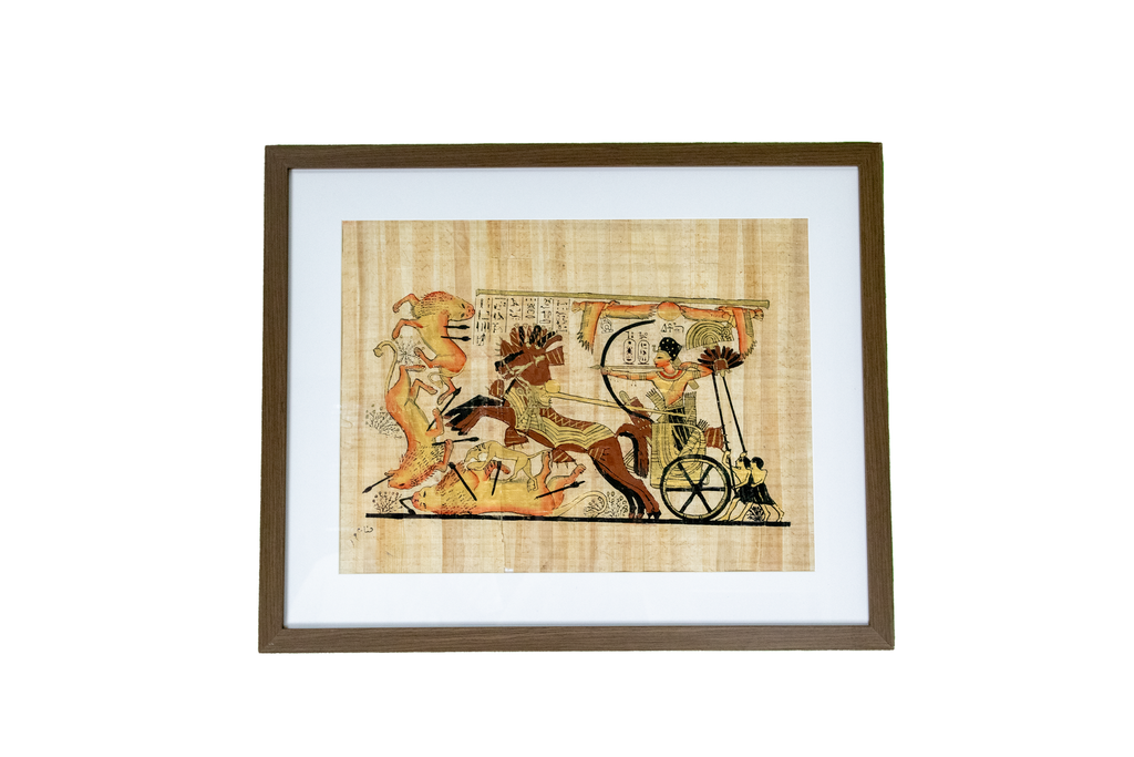 Set van 3 Perkament Kunstwerken – Authentiek uit Egypte