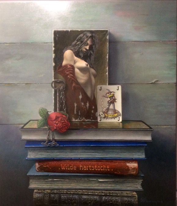 Frank Fleuren – The Game of Love (Oil painting)