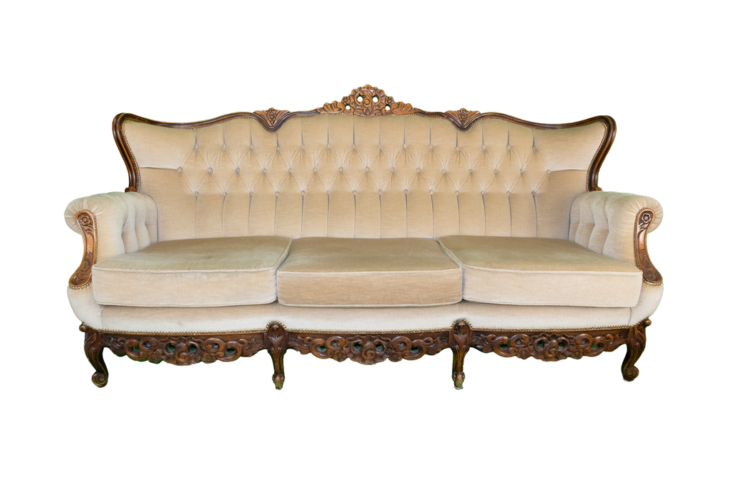 Antieke Bank- en Stoelenset